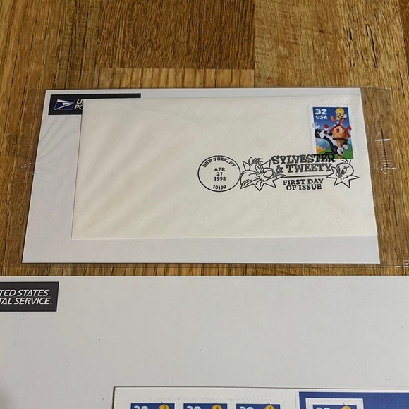 Sylvester & Tweety First Day Of Issue Stamps 1998 - Picture 2 of 8